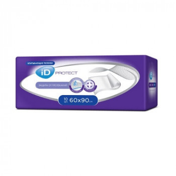 Пеленки iD protect впитыв. 60х90см №10