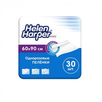 Пеленки впитыв. Helen Harper basic 60х90 №30