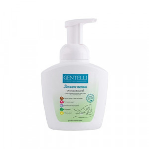 Лосьон-пенка очищающий GENTELLI с маслом виноградных косточек и Д-пантенолом 400мл Лосьон-пенка очищающий GENTELLI с маслом виноградных косточек и Д-пантенолом 400мл