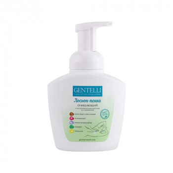 Лосьон-пенка очищающий GENTELLI с маслом виноградных косточек и Д-пантенолом 400мл Лосьон-пенка очищающий GENTELLI с маслом виноградных косточек и Д-пантенолом 400мл