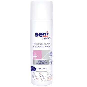 Пена очищающая Seni Care д/мытья и ухода 500мл Пена очищающая Seni Care д/мытья и ухода 500мл