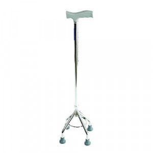 Трость 4-х опорная Pyramid (хром)