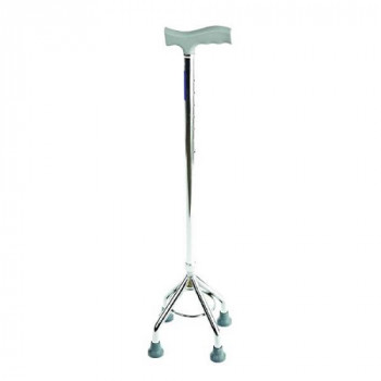 Трость 4-х опорная Pyramid (хром)