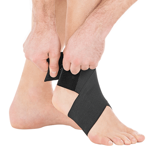 Бандаж на голеностопный сустав №4, черный, F-210 Бандаж на голеностопный сустав №4, черный, F-210