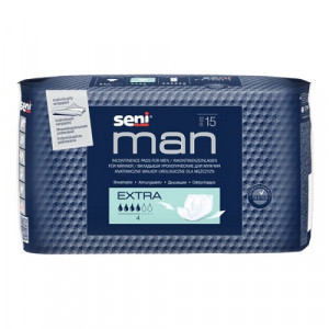 Вкладыши урологические для мужчин SENI MAN Extra №15 Вкладыши урологические для мужчин SENI MAN Extra №15