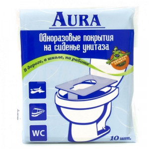 Покрытие на сиденье унитаза однораз №10