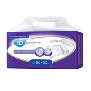 Пеленки iD protect впитыв. 60х60см №30 Пеленки iD protect впитыв. 60х60см №30