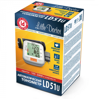 Тонометр автомат. LD-51S манжета 25-36см (ГОВОРЯЩИЙ) Тонометр автомат. LD-51S манжета 25-36см (ГОВОРЯЩИЙ)