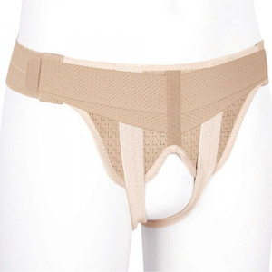 Бандаж ГПП-443Н (р.XL бежевый) с 2-мя пелотами