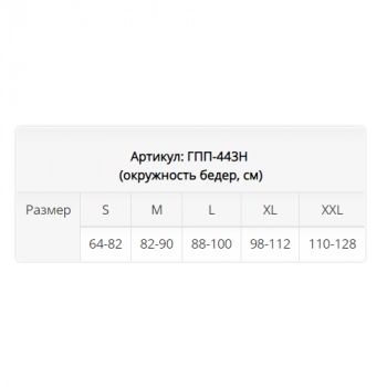Бандаж ГПП-443Н (р.XL бежевый) с 2-мя пелотами Бандаж ГПП-443Н (р.XL бежевый) с 2-мя пелотами