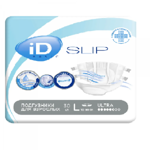 Подгузники для взрослых ID Basic Ultra Slip р.L №30