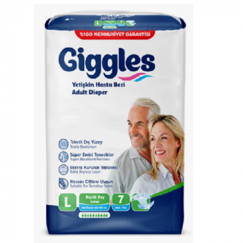 Подгузники д/взрослых дышащие "GIGGLES", размер L №7