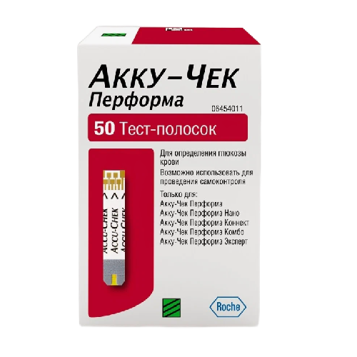 Тест-полоски Accu Chek Performa №50 Тест-полоски Accu Chek Performa №50