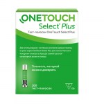 Тест-полоски ONE TOUCH SELECT PLUS №50 Тест-полоски ONE TOUCH SELECT PLUS №50
