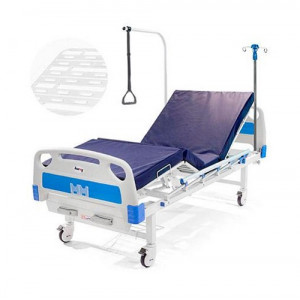 Кровать медицинская функциональная механическая Barry MB2pр с принадлежностями