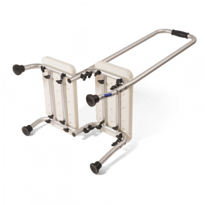 Ступенька впомогательная двухуровневая с ручкой 10223 Ступенька впомогательная двухуровневая с ручкой 10223