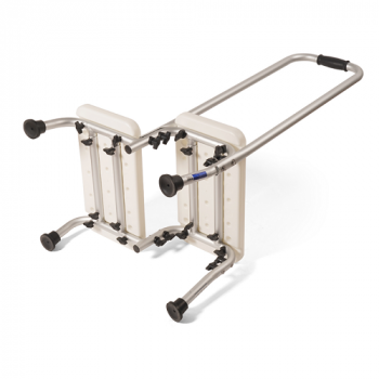 Ступенька впомогательная двухуровневая с ручкой 10223 Ступенька впомогательная двухуровневая с ручкой 10223