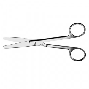 Ножницы тупоконечные прямые 100мм (Н-20П) Ножницы тупоконечные прямые 100мм (Н-20П)