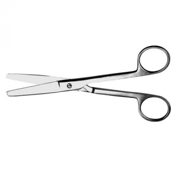 Ножницы тупоконечные прямые 100мм (Н-20П) Ножницы тупоконечные прямые 100мм (Н-20П)