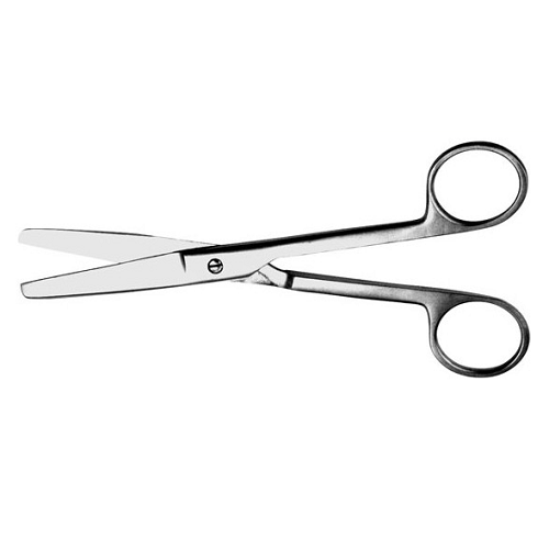 Ножницы тупоконечные прямые 100мм (Н-20П) Ножницы тупоконечные прямые 100мм (Н-20П)