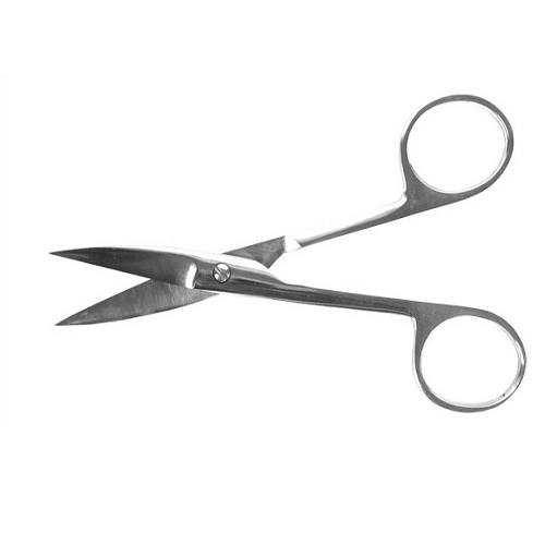 Ножницы с двумя острыми концами изогнутые 140мм (Н-3-2П) Ножницы с двумя острыми концами изогнутые 140мм (Н-3-2П)