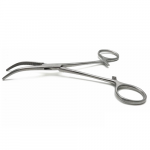 Зажим кровоост.зубчат., изогнут. №1, 160мм, (3-53) Зажим кровоост.зубчат., изогнут. №1, 160мм, (3-53)