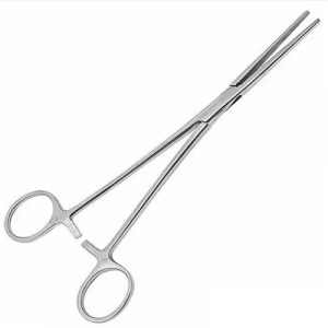 Зажим кровоост. зубчат. прямой, №2, 200мм (3-32П)