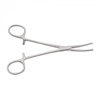 Зажим кровоост. 1*2 зуб., изогнут. №2 160мм (з-5-1) Зажим кровоост. 1*2 зуб., изогнут. №2 160мм (з-5-1)