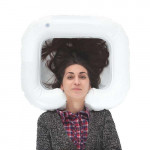 Подголовник надувной для мытья головы 61016