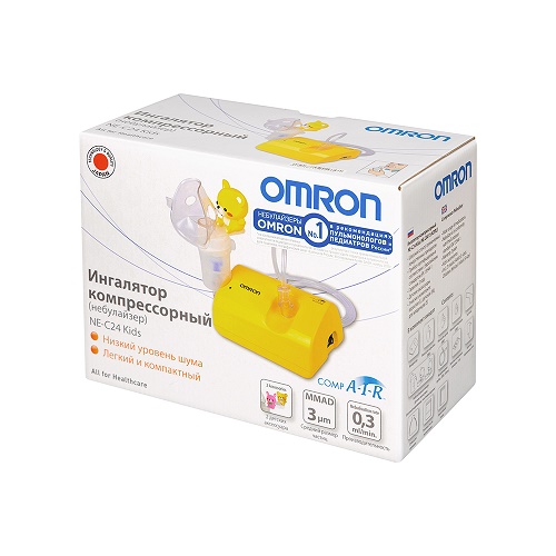 Ингалятор компрессорный OMRON CompAir NE-C24 KIDS Ингалятор компрессорный OMRON CompAir NE-C24 KIDS