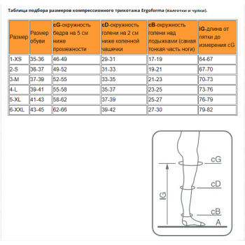 Чулки антиварикозные 23-32 мм рт.ст (черный) №3, арт.221