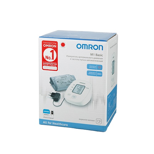 Тонометр автомат. OMRON М1 Basic с адаптером Тонометр автомат. OMRON М1 Basic с адаптером