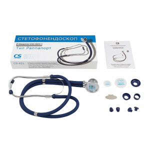 Стетофонендоскоп CS-421 Раппапорт синий Стетофонендоскоп CS-421 Раппапорт синий