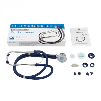 Стетофонендоскоп CS-421 Раппапорт синий Стетофонендоскоп CS-421 Раппапорт синий