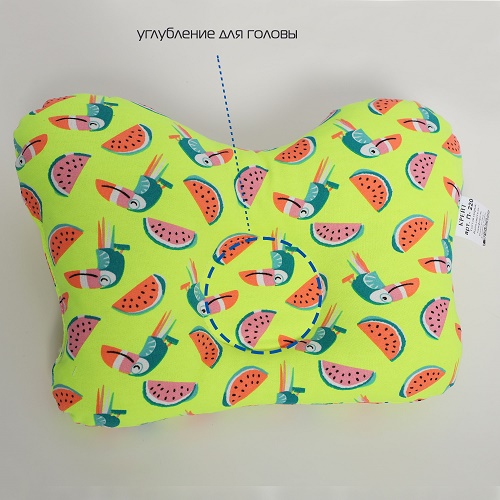 Подушка ортопедическая д/детей до 1 года П-220 Подушка ортопедическая д/детей до 1 года П-220